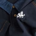 Senlak Denim Collar Polo Shirt - Navy